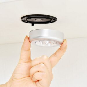 3 Led Cordless Stick Tap Wardrobe Touch Light Lamp (X492)