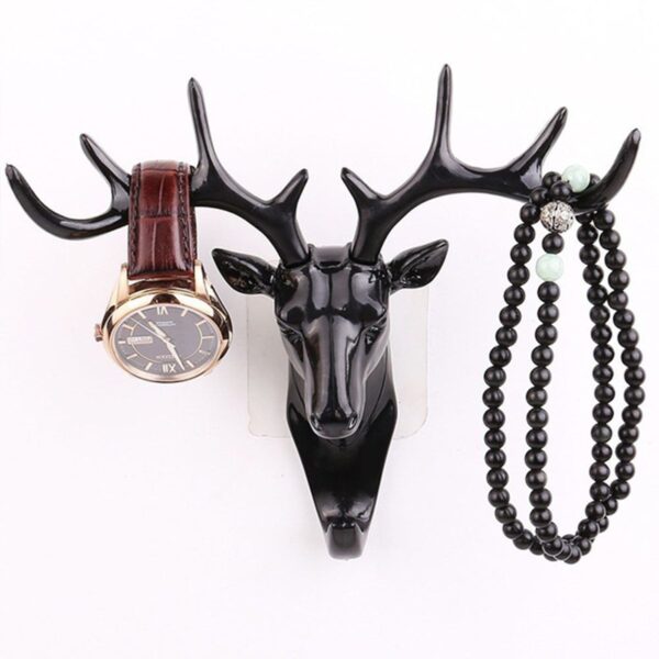 Deer Head Self Adhesive Wall Door Hook Hanger (X807) - Image 3