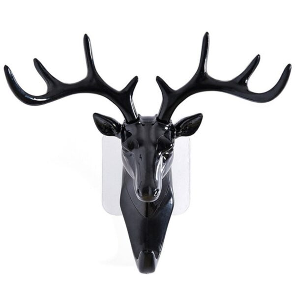 Deer Head Self Adhesive Wall Door Hook Hanger (X807)