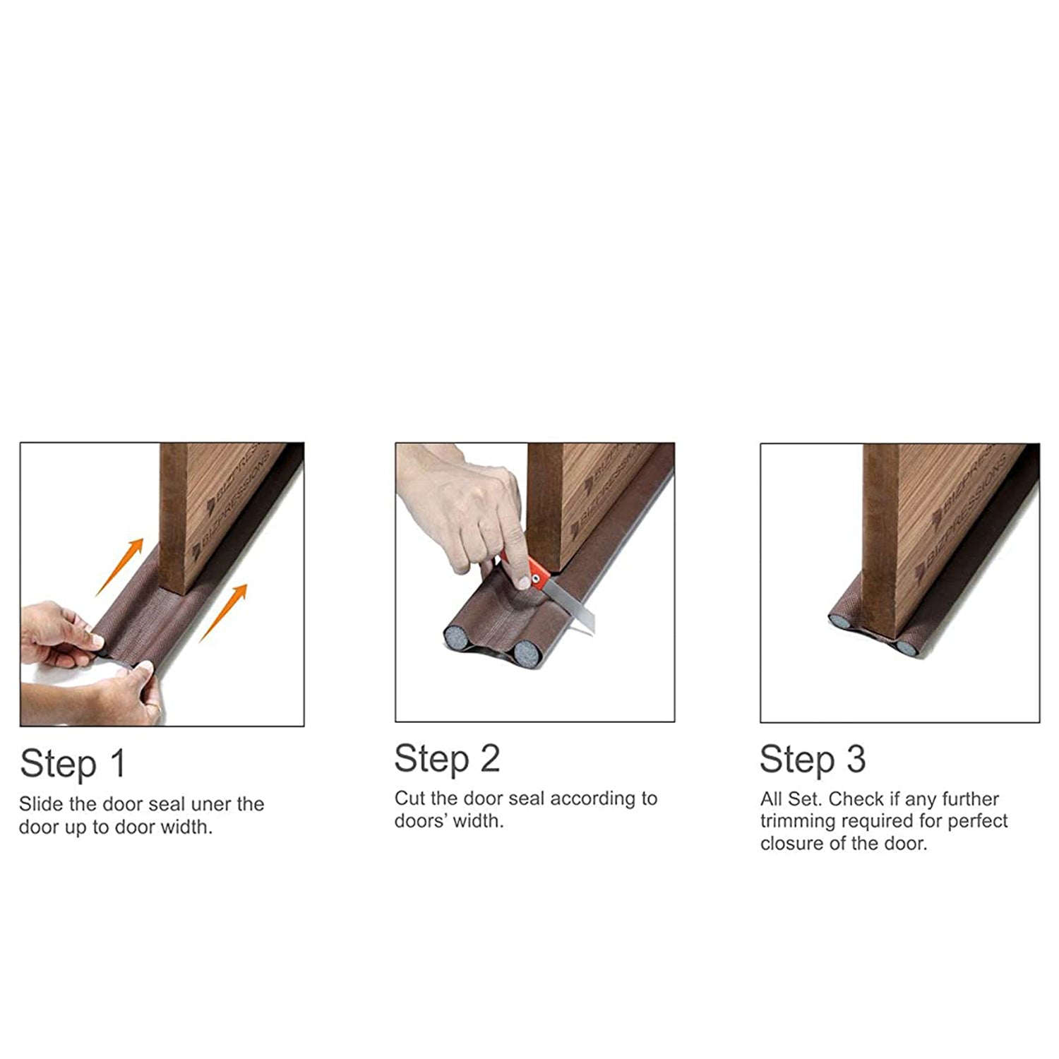 Twin Door Draft Stopper / Guard Protector for Doors and Windows - Image 9