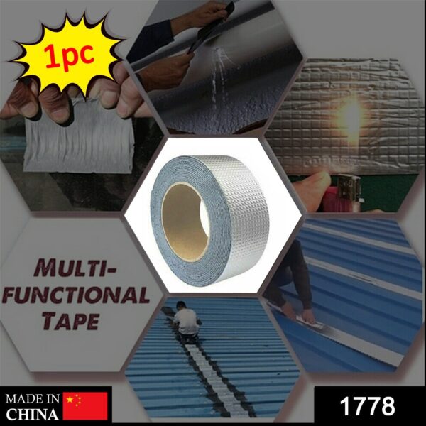 Self-Adhesive Insulation Resistant High Temperature Heat Reflective Aluminium Foil Duct Tape Roll (0.8mm) - Image 3