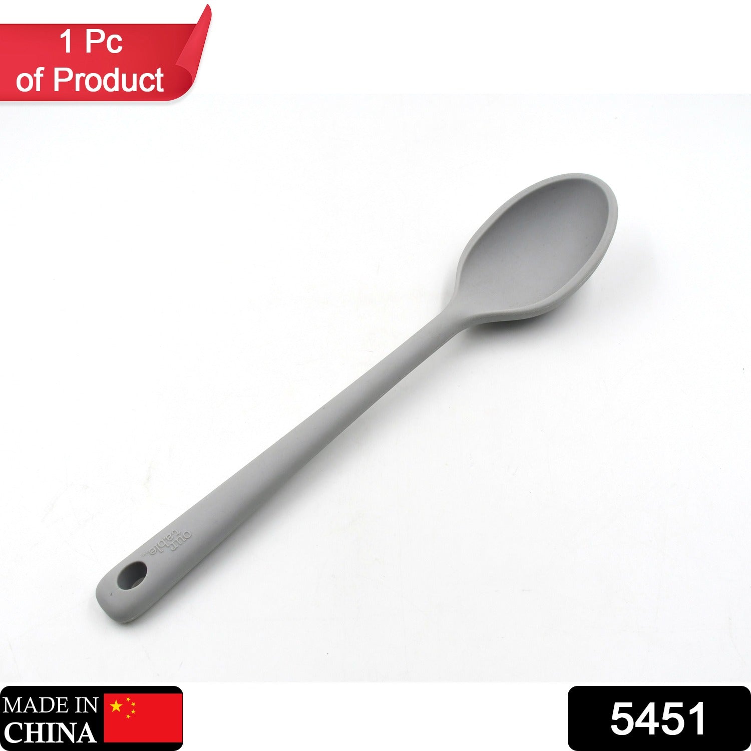 Silicone Spoons for Cooking - Large Heat Resistant Kitchen Spoons (32 cm) - Image 2