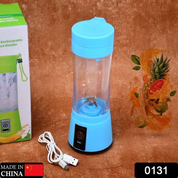 Portable 6 Blade Juicer Cup USB Rechargeable Vegetables Fruit Juice Maker Juice Extractor Blender Mixer - Image 2
