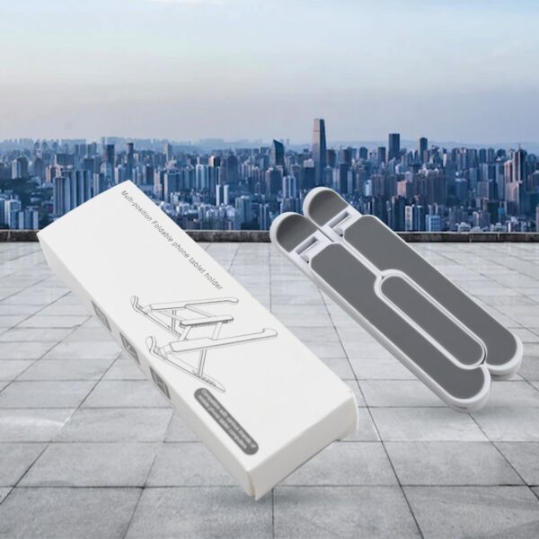 ADJUSTABLE TABLET STAND HOLDER WITH BUILT-IN FOLDABLE LEGS AND HIGH QUALITY FIBRE (X556) - Image 4