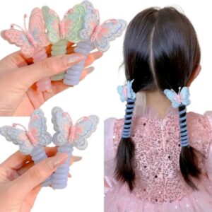 BUTTERFLY HAIR WIRE BANDS (RANDOM COL N PRINT) (1 PAIR) (YS-X143)