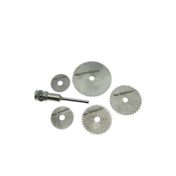 6pcs Metal HSS Circular Saw Blade Set Cutting Discs for Rotary Tool - Image 5