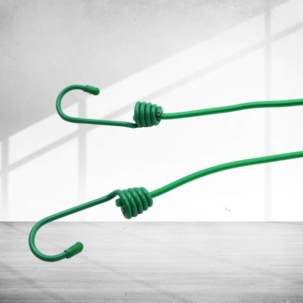 Elastic Cloth Drying Rope with 12 Metal Clip Portable Clothes line For Home & Travel (X421) - Image 5
