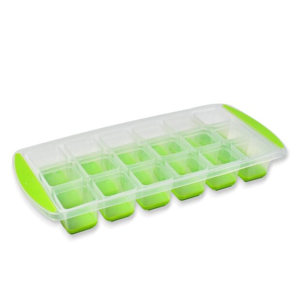 18-Cavity Pop-Up Ice Cube Tray - Flexible Silicone, Easy Release 100% BPA-Free - Image 4