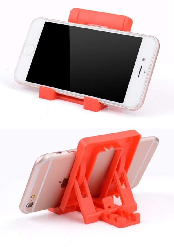 Adjustable 4 Steps Foldable Mobile Stand Holder (1 pc) - Image 3