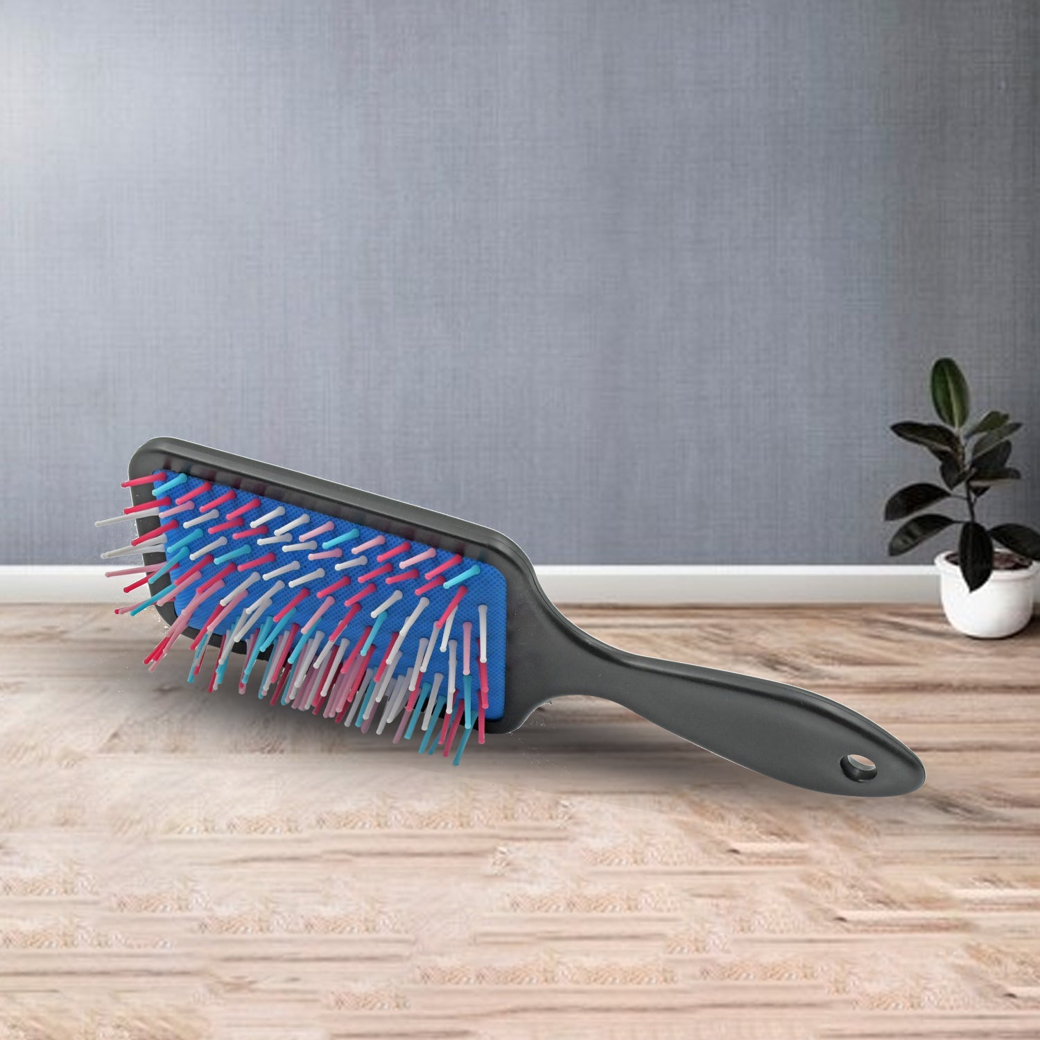 Massage Comb, Massage Hair Brush Ergonomic Matt Disappointment for Straight Curly Hair Cushion Curly Hair Comb For Detangling Professional Comb For Men And Women for All Hair Types, Home Salon DIY Hairdressing Tool (1 Pc) - Image 4