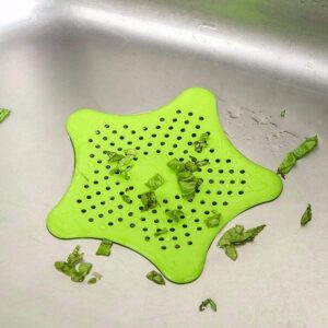 Star Drain Strainer: Catches Hair & Prevents Clogs (Kitchen/Bath) (X504)