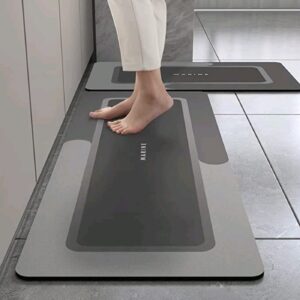 2PC Kitchen 3D Rubber Abstract Floor Mat (39*58)(39*118) (YS+X117)