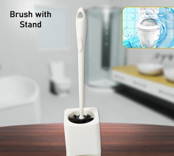 MKK-33-Toilet Brush Set with Holder – Long Handle Cleaning Tool - Image 2