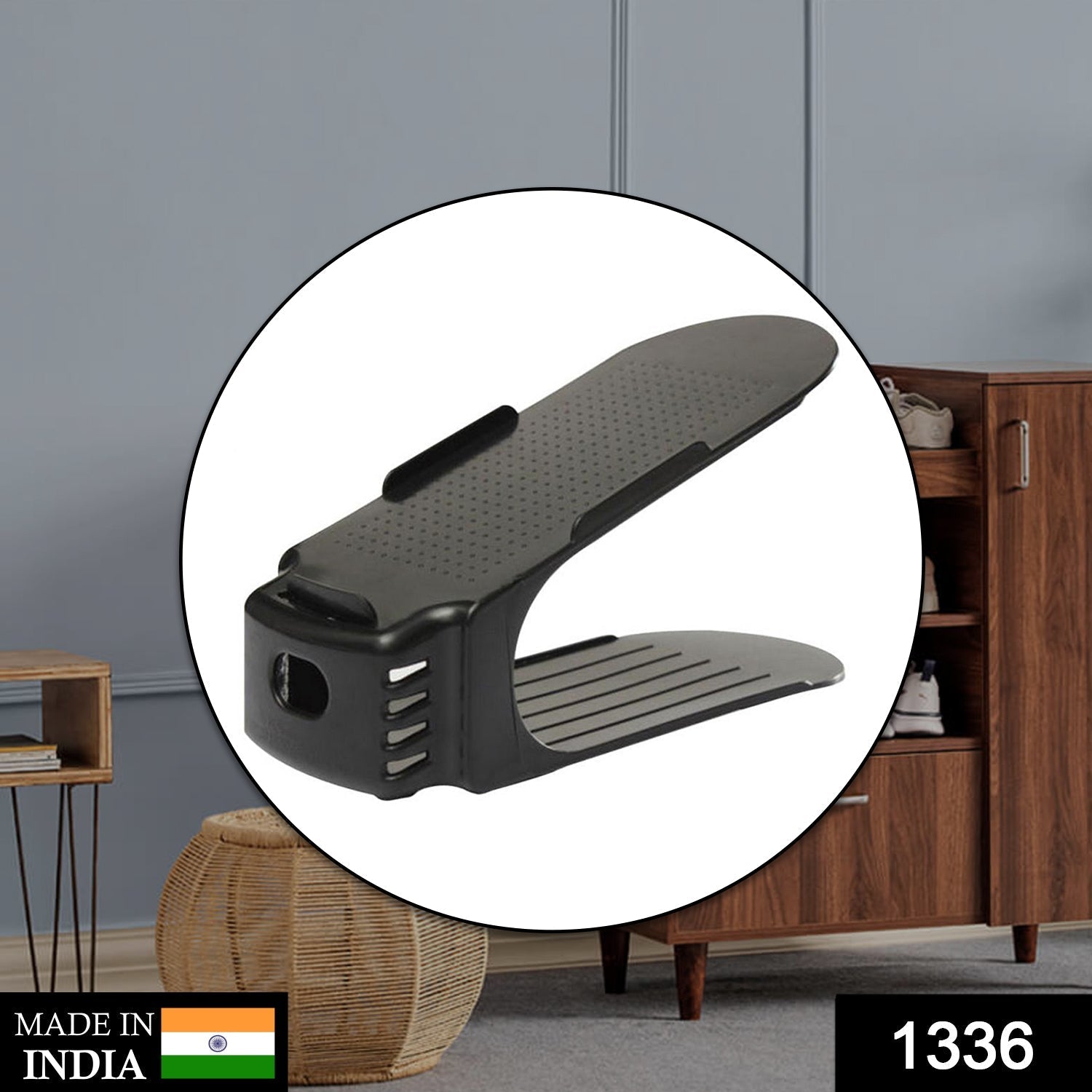 Adjustable Folding Shoe Slots Organizer - Image 2