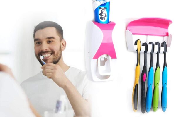 200 Toothpaste Dispenser  Tooth Brush With Toothbrush - Image 5