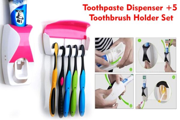 200 Toothpaste Dispenser  Tooth Brush With Toothbrush - Image 6