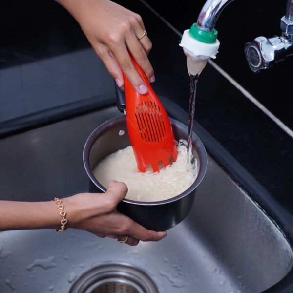 Rice Sieve Washer Practical Rice Strainer Spoon (X997) - Image 5