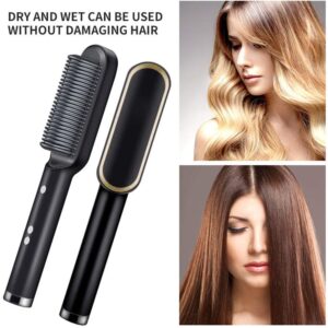 Hair Straightener Used While Massaging Hair Scalps And Head. (X322)