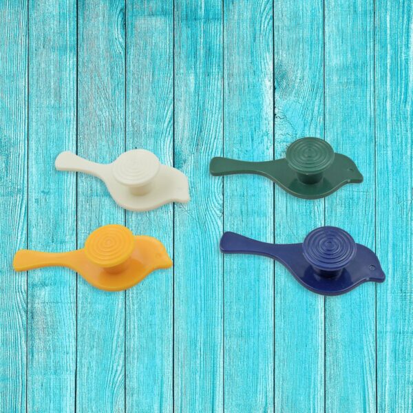 Bird Hook self Adhesive Hooks Wall Mounted Hook Shower Towel Hook Hat Hooks Rack Coat Hook Door Back Hook Adhesive Hooks for Wall Novelty Wall Hook (4 Pc Set) - Image 7