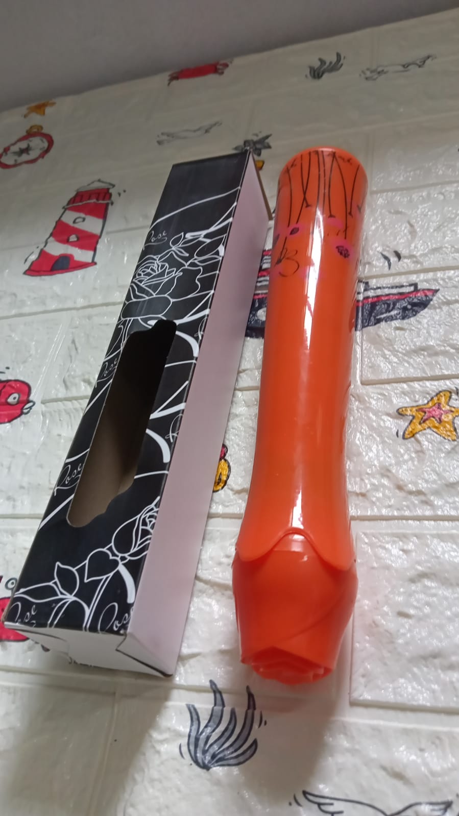 Rose umbrella Lightweight Waterproof UV Protection Mini Folding Creative Rose Flower Case - Image 12