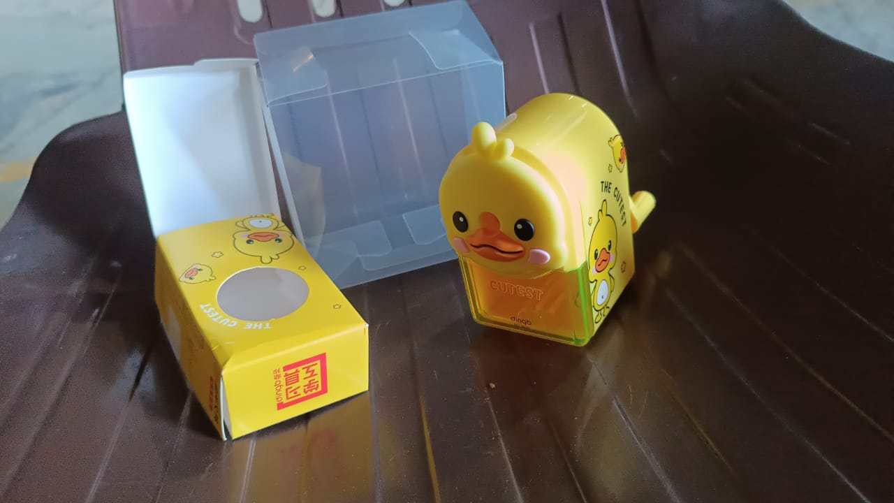 Plastic Cutest Duck Pencil Sharpener (1 Pc) X724) - Image 6