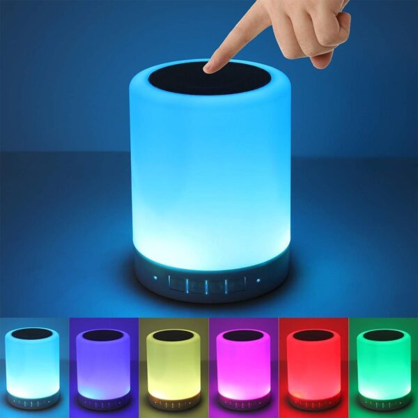 Wireless Night Light LED Touch Lamp Speaker Bluetooth speaker - Image 5