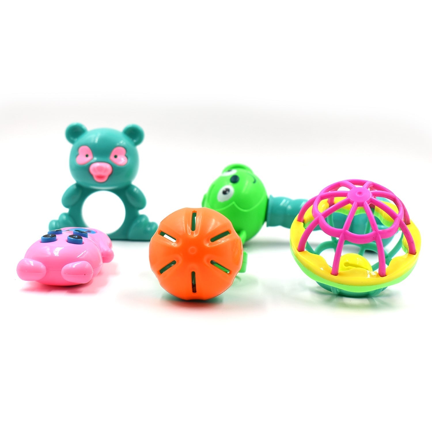 AT38 5Pc Rattles Baby Toy and game for kids and babies for playing and enjoying purposes. - Image 7