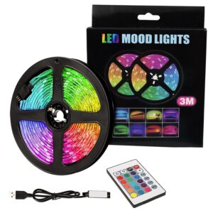 3m Rgb Led Strip Lights Led Mood Lights (1 Set) (X321)
