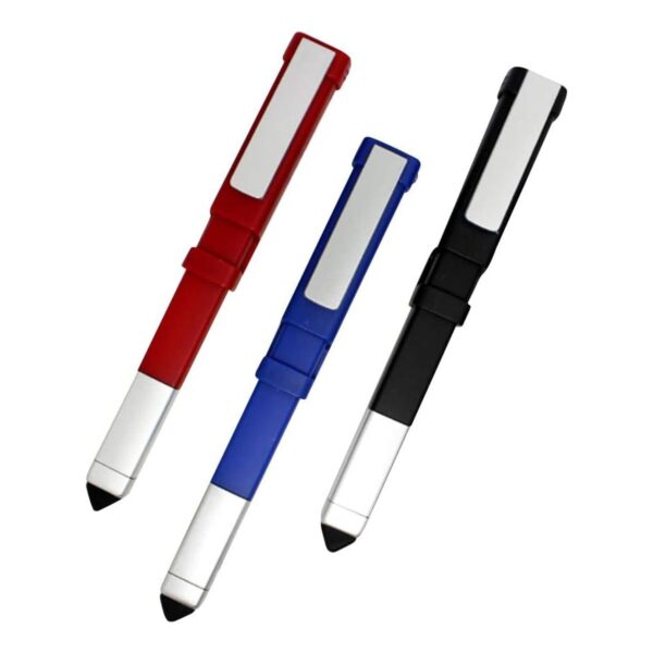 Pen-Shaped Phone Holder with Screwdriver Sets, Multi-Function Pen 4 in 1 Tech Tool Pen, Portable Phone Tools with Capacitive Stylus Ball Point Pen Mobile - Image 3