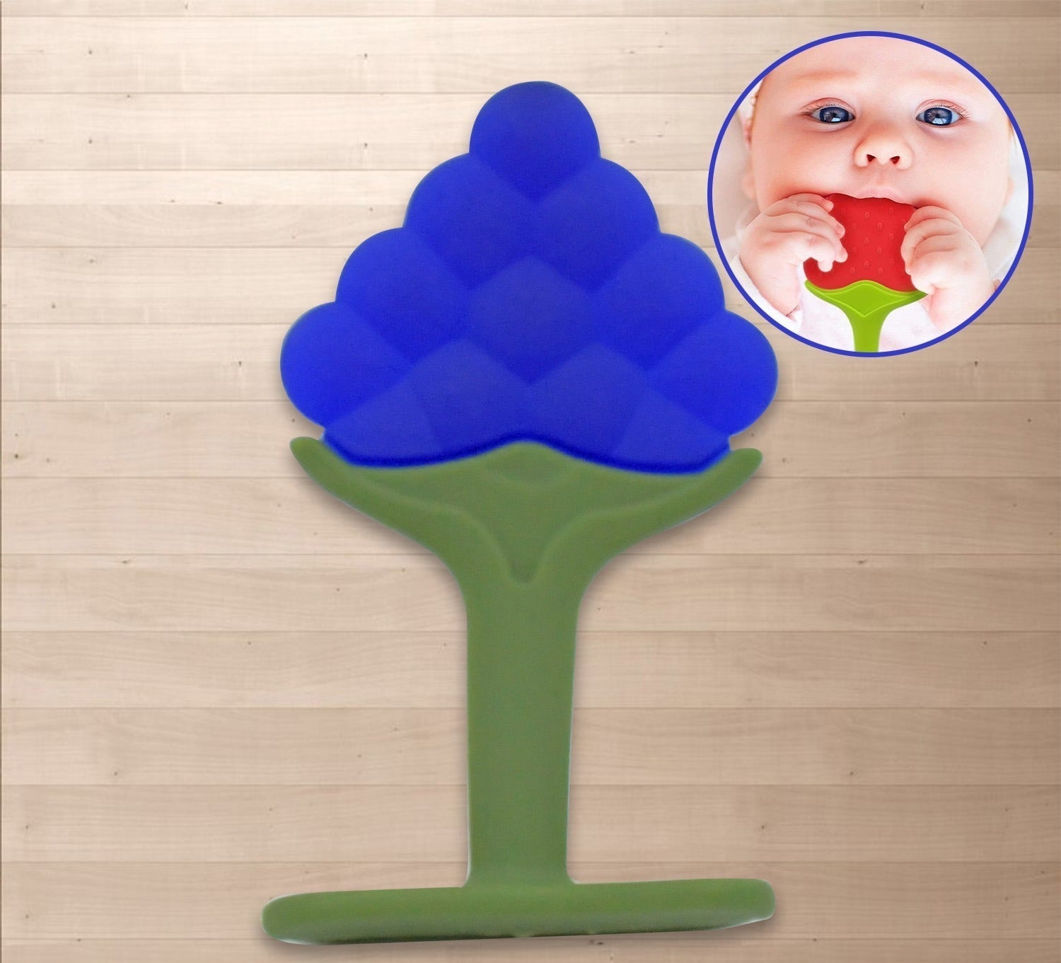 Soothe Baby's Gums: Safe & Fun Silicone Teether for Toddlers (3+ Months) - Image 2