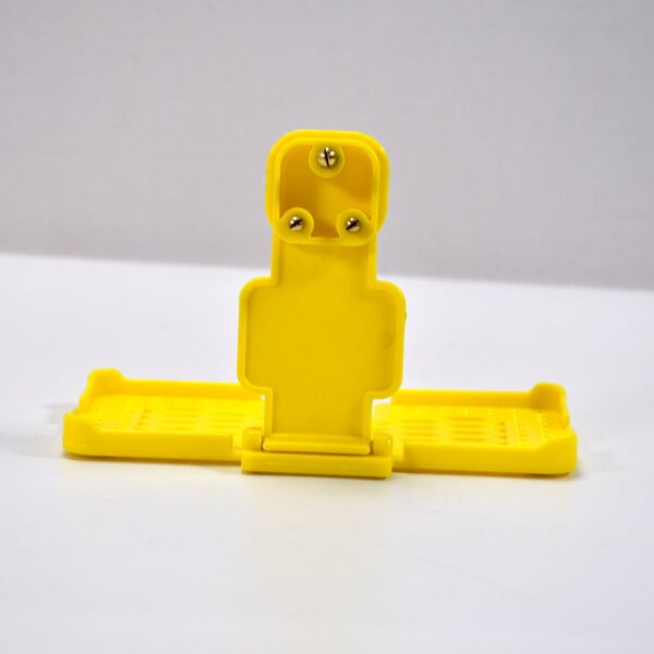 Multi-Purpose Wall Holder Stand for Charging Mobile Just Fit in Socket and Hang (Yellow) - Image 6