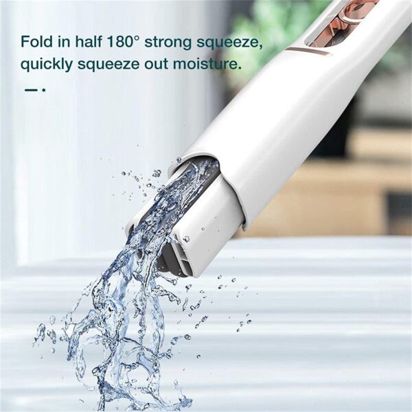 Portable Self-Squeeze Short Mop, Mini Hand Wash-Free Strong Absorbent Mop with 1 Cotton Head, Cleaning Sponge For Bathroom Kitchens Table - Image 7