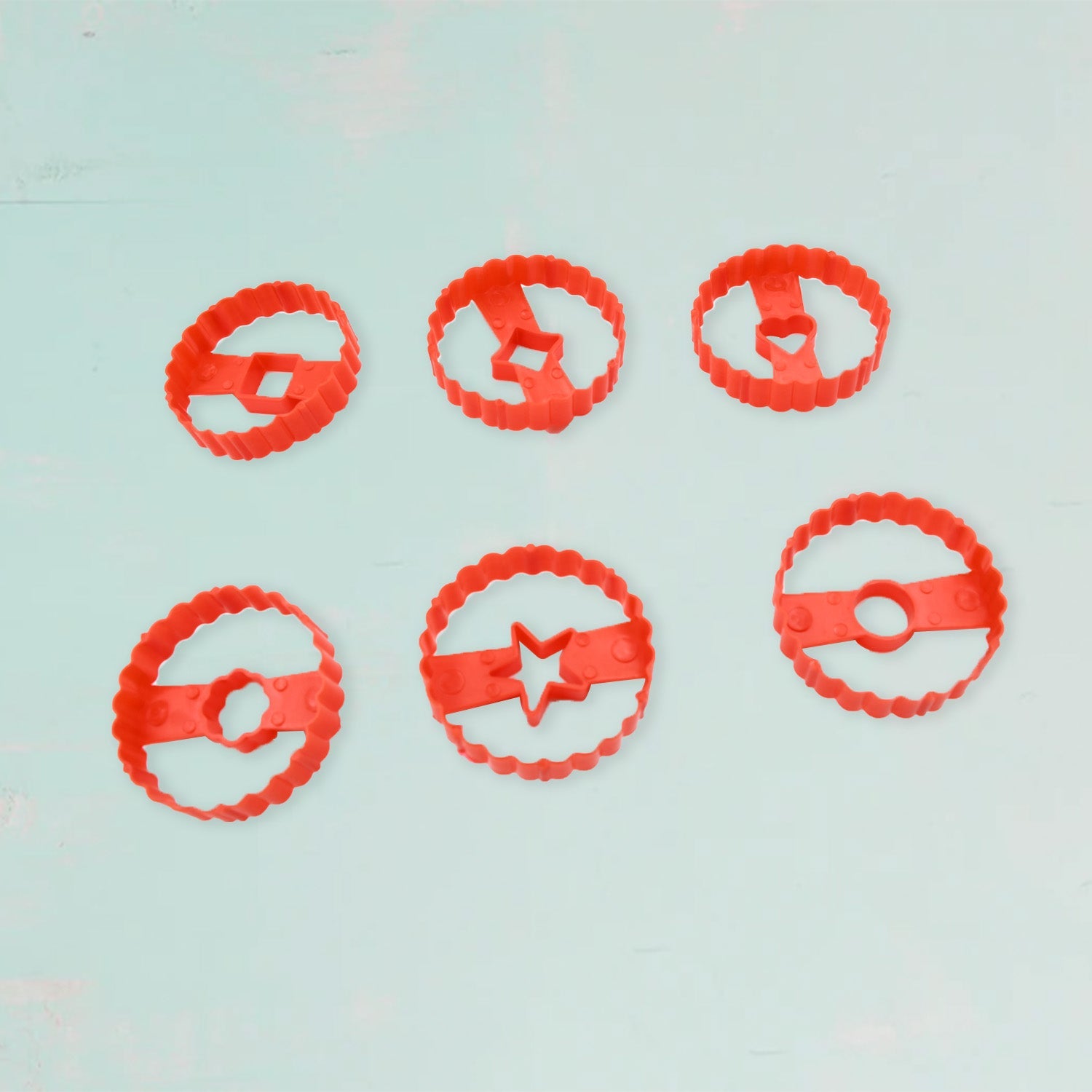 Cookie Cutters Set Plastic Easter Biscuit Cutting Tool for DIY Cake Decoration Fondant Biscuit Cookie Pastry Sandwich (6 Pc Set ) - Image 7