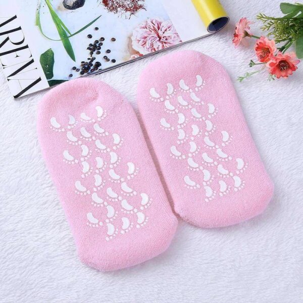 Silicone Moisturizing Feet Socks Gel (1 pair) (X841) - Image 4