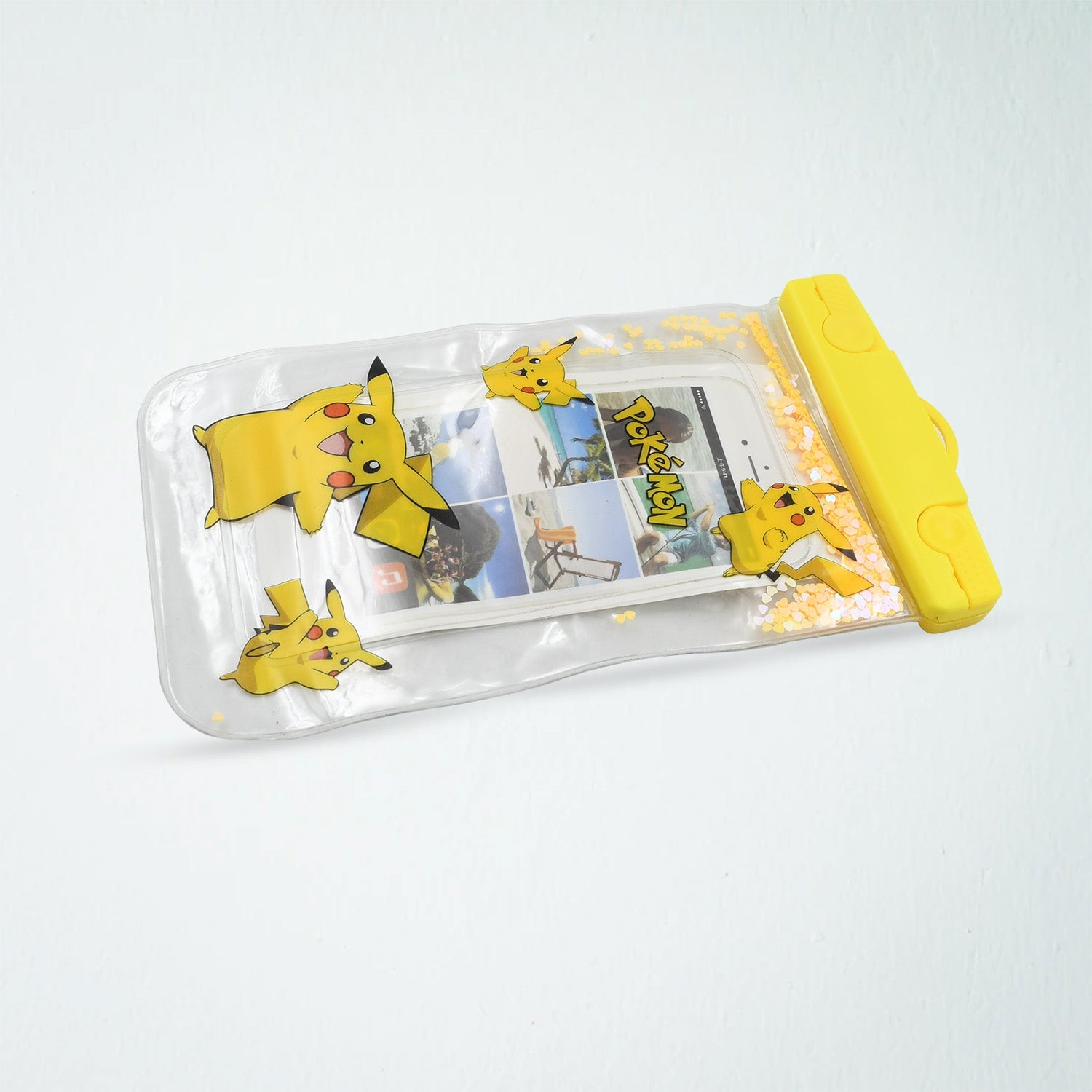 Mix Color Dust Proof rain Pouch Waterproof Plastic Mobile Cover With Belt Waterproof Phone Pouch, Large Phone Waterproof Case Underwater Dry Bag for All Android and iPhone Models - Image 5