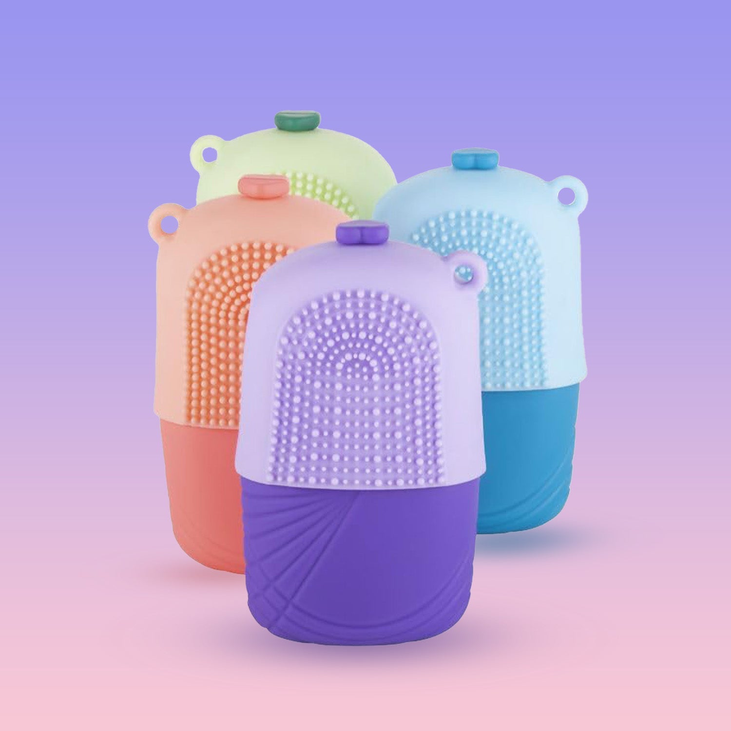 Ice Roller & Scrubber For Face | Face Massager | Reusable Silicone Facial Ice Roller For Glowing & Tighten Skin (1 Pc) (X1104) - Image 3