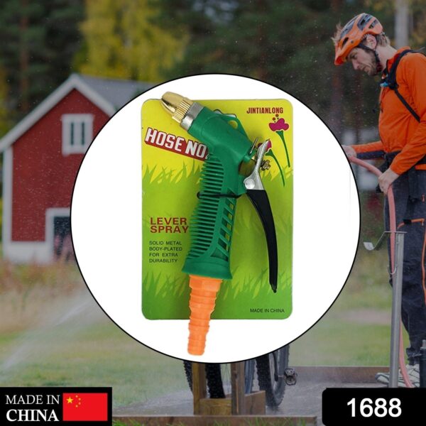Durable Hose Nozzle Water Lever Spray Gun - Image 2