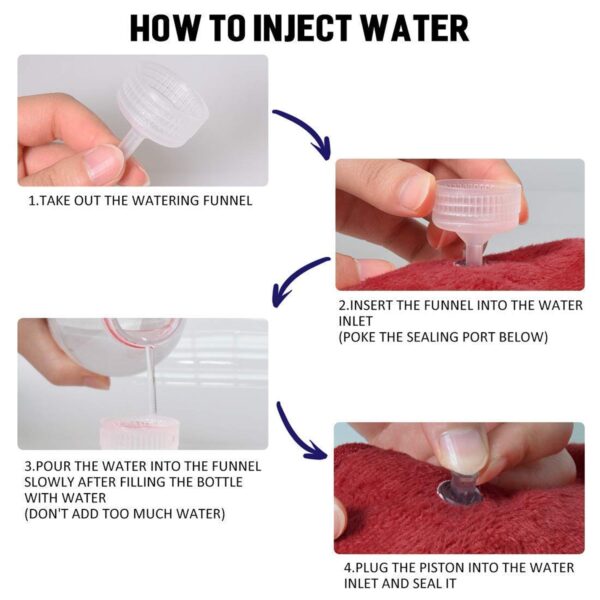 5 Pc Hot Water Bag in Water Stopper used as a stopper while injecting nails on walls etc. - Image 8