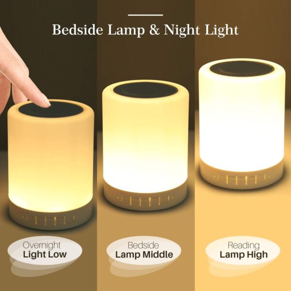 Wireless Night Light LED Touch Lamp Speaker Bluetooth speaker - Image 6