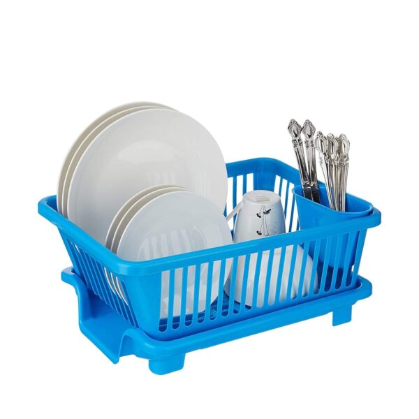 Plastic Sink Dish Drainer Drying Rack (With Brown Box) ( MOQ :- 6 Pc) - Image 6