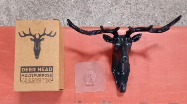 Deer Head Self Adhesive Wall Door Hook Hanger (X807) - Image 7