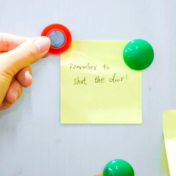 Colorful Board Magnets Circular Plastic Buttons - Image 7