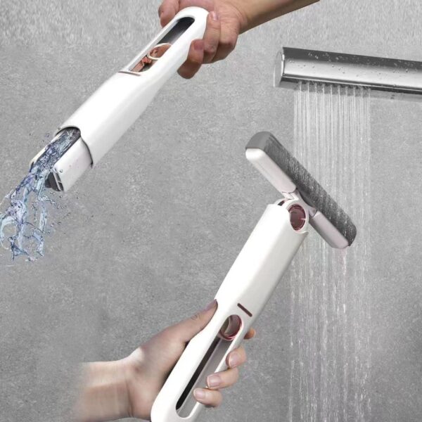 Portable Self-Squeeze Short Mop, Mini Hand Wash-Free Strong Absorbent Mop with 1 Cotton Head, Cleaning Sponge For Bathroom Kitchens Table - Image 6