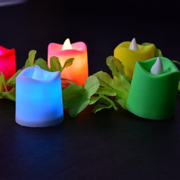 1PC FESTIVAL DECORATIVE - LED TEALIGHT CANDLES | BATTERY OPERATED CANDLE IDEAL FOR PARTY. - Image 5