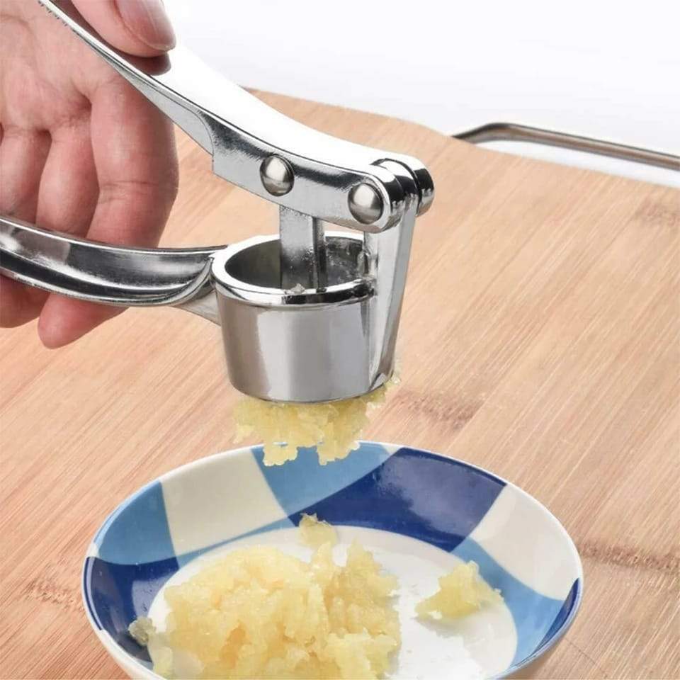 Stainless Steel Garlic Press Crusher - Image 5