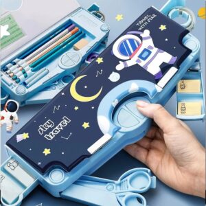 Multifunctional Pencil Box for Kids, Space Pencil Box For Boys (Space Pencil Box) (X497)