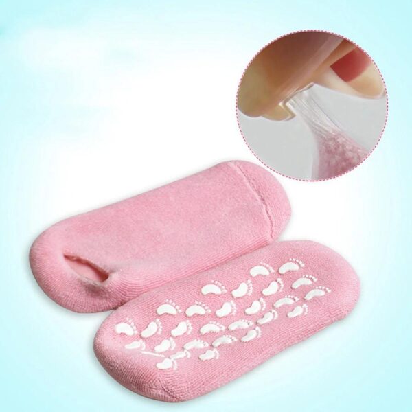 Silicone Moisturizing Feet Socks Gel (1 pair) (X841) - Image 2