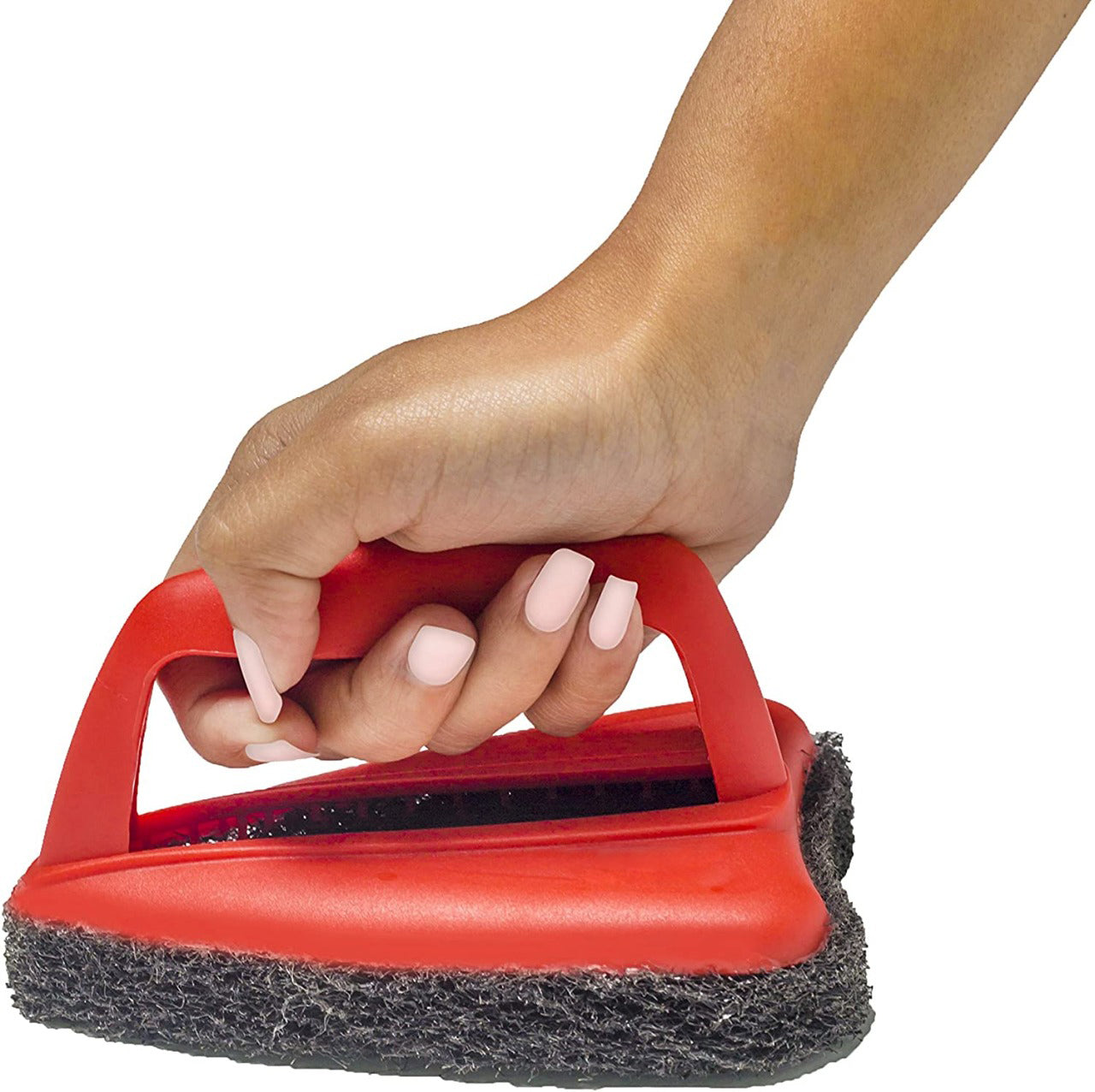 Bathroom Brush with abrasive scrubber for superior tile cleaning - Image 5