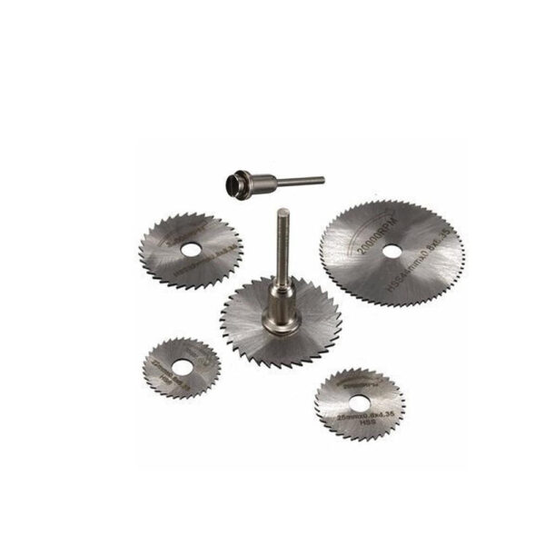 6pcs Metal HSS Circular Saw Blade Set Cutting Discs for Rotary Tool - Image 4