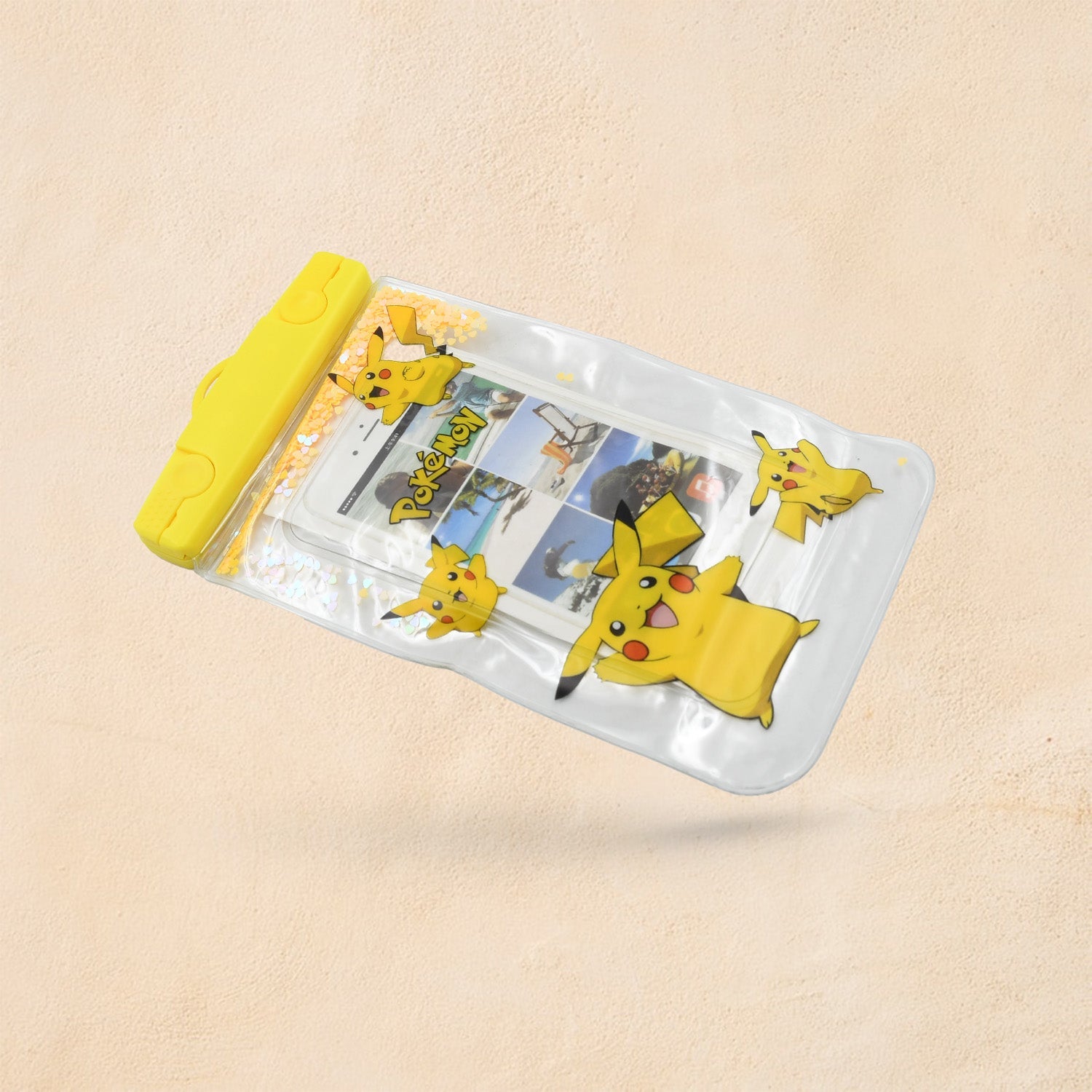 Mix Color Dust Proof rain Pouch Waterproof Plastic Mobile Cover With Belt Waterproof Phone Pouch, Large Phone Waterproof Case Underwater Dry Bag for All Android and iPhone Models - Image 6